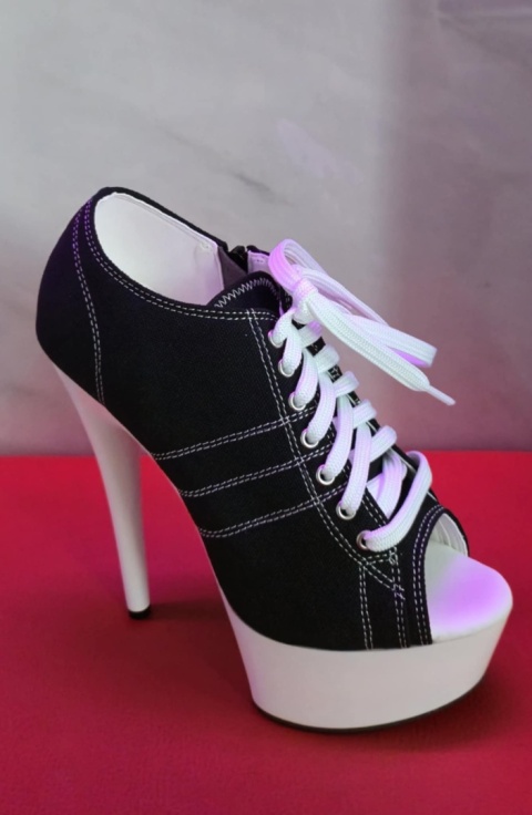 BUTY TRAMPKI 15 CM SEXY HIGH HEELS POLE DANCE D-287