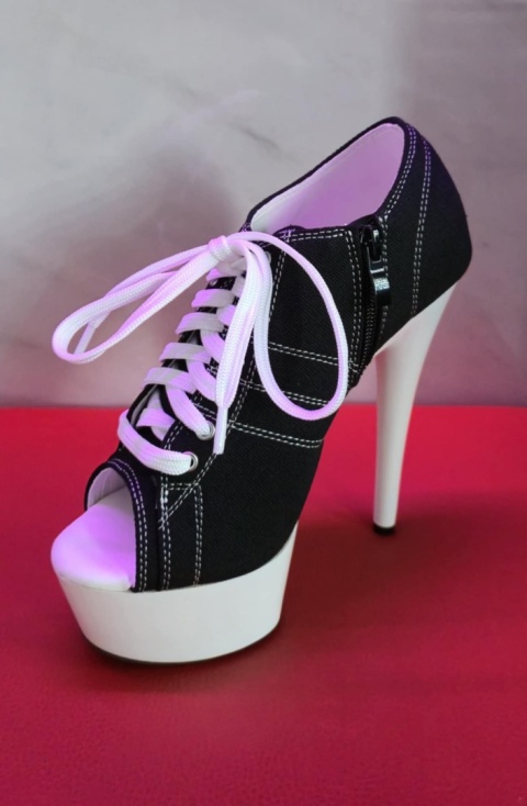 BUTY TRAMPKI 15 CM SEXY HIGH HEELS POLE DANCE D-287