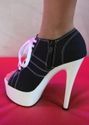 BUTY TRAMPKI 15 CM SEXY HIGH HEELS POLE DANCE D-287