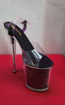 BUTY SANDAŁY 20 CM SEXY HIGH HEELS POLE DANCE E-041