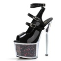 BUTY SANDAŁY 17 CM SEXY HIGH HEELS POLE DANCE L-026