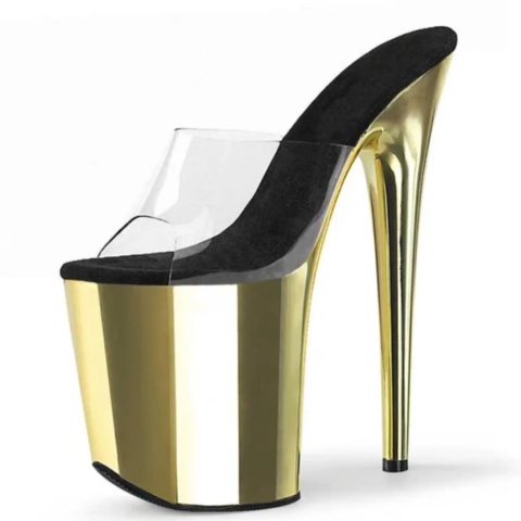 BUTY KLAPKI 20 CM SEXY HIGH HEELS POLE DANCE E-289