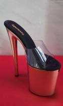 BUTY KLAPKI 20 CM SEXY HIGH HEELS POLE DANCE E-289