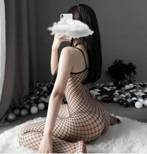 CZARNY KOMBINEZON bodystocking seksowny KABARETKA sexy OTWARTY KROK