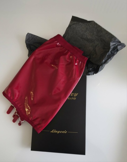 Pas do pończoch spódnica Retro Vintage PU