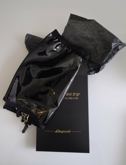 Pas do pończoch spódnica Retro Vintage PU