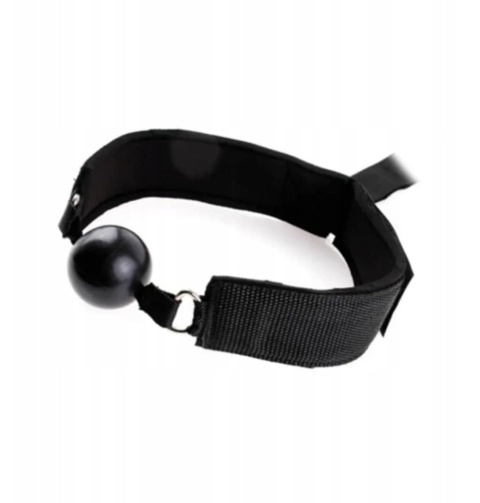 Pas ograniczający z kulką knebel BDSM uprząż kajdanki