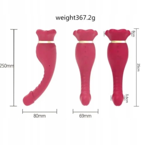 WIBRATOR GIGANT ROZKOSZY WIELOFUNKCYJNY