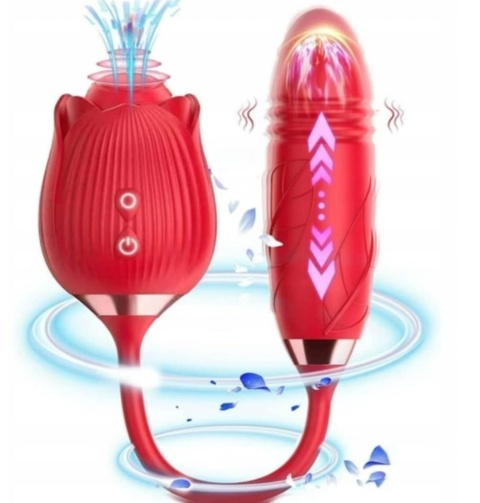 SEX WIBRATOR 2w1 - POSUWISTA KOŃCÓWKA MASAŻER
