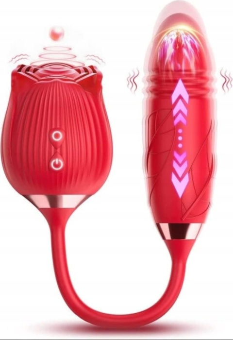 SEX WIBRATOR 2w1 - POSUWISTA KOŃCÓWKA MASAŻER