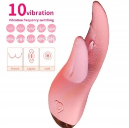 STYMULATOR PODWÓJNY JĘZYCZEK PODGRZEWANY