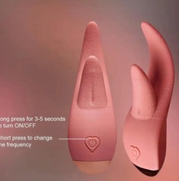 STYMULATOR PODWÓJNY JĘZYCZEK PODGRZEWANY