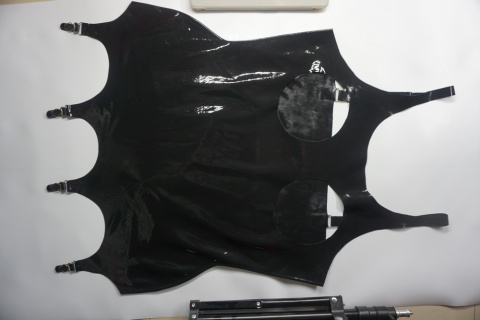 Sexowne Body z pasem do pończoch 100% Latex guma