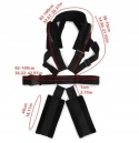 Uprząż pasy z rączkami BDSM