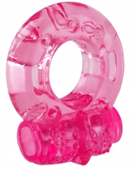 WIBRUJĄCY PIERŚCIEŃ UCISKOWY NA PENISA