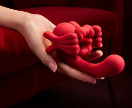 WIBRATOR MASAŻER USTA Z JĘZYCZKIEM + MASAŻ PUNKTU G